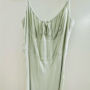 Wilfred Bellow Midi Rainwash Green Dress